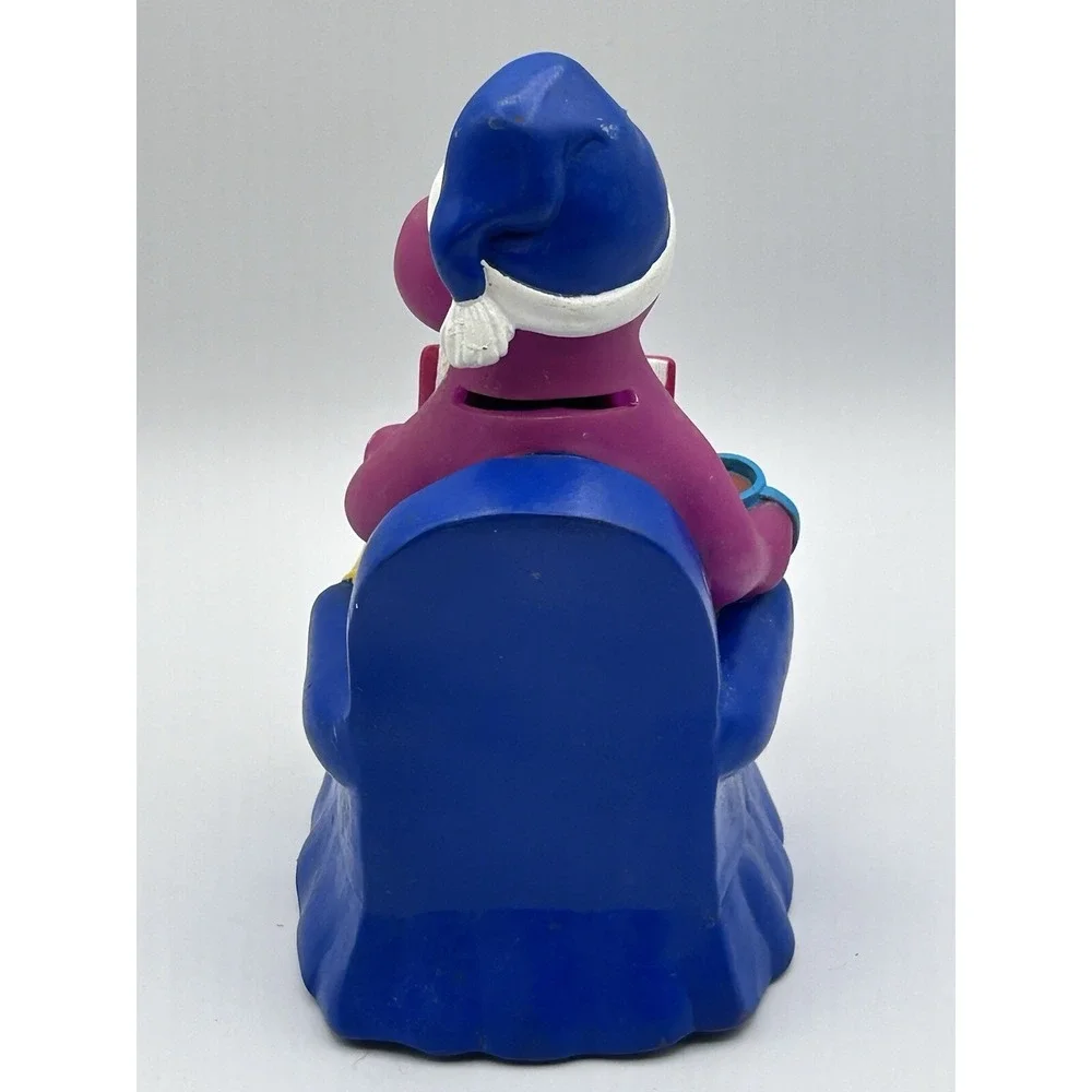 Vintage 1998‎ Lyons Group Barney Purple Dinosaur Coin Piggy Bank Reading Book